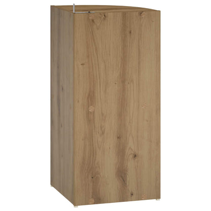 vidaXL Corner Shelf 2-Tier 31.5 x 31 x 66 cm Engineered Wood