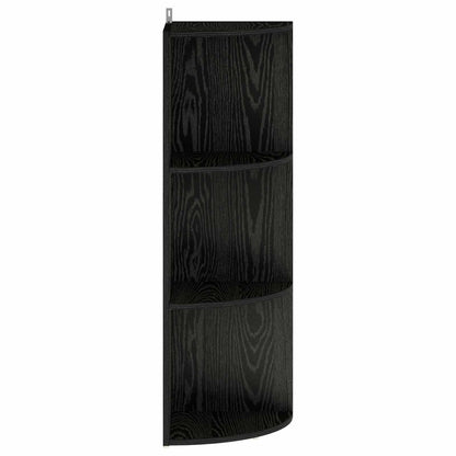 vidaXL Corner Shelf 3-Tier 41.5 x 41.5 x 107.5 cm Engineered Wood