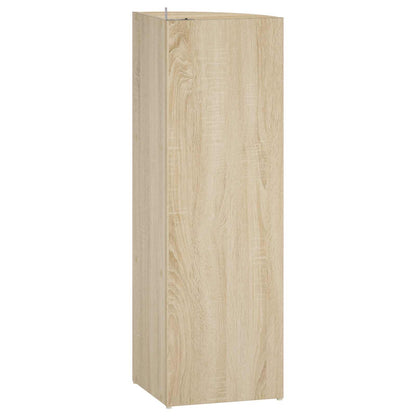 vidaXL Corner Shelf 3-Tier 41.5 x 41.5 x 107.5 cm Engineered Wood