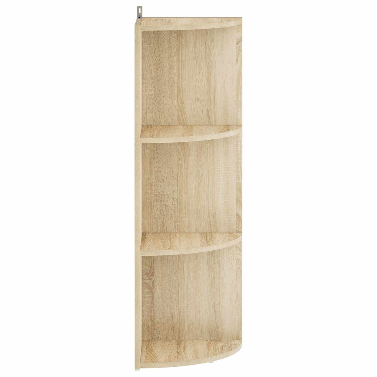vidaXL Corner Shelf 3-Tier 41.5 x 41.5 x 107.5 cm Engineered Wood