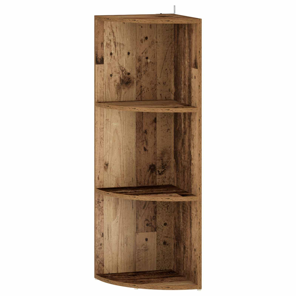vidaXL Corner Shelf 3-Tier 41.5 x 41.5 x 107.5 cm Engineered Wood