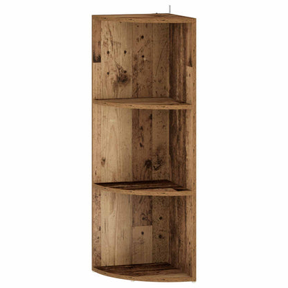 vidaXL Corner Shelf 3-Tier 41.5 x 41.5 x 107.5 cm Engineered Wood