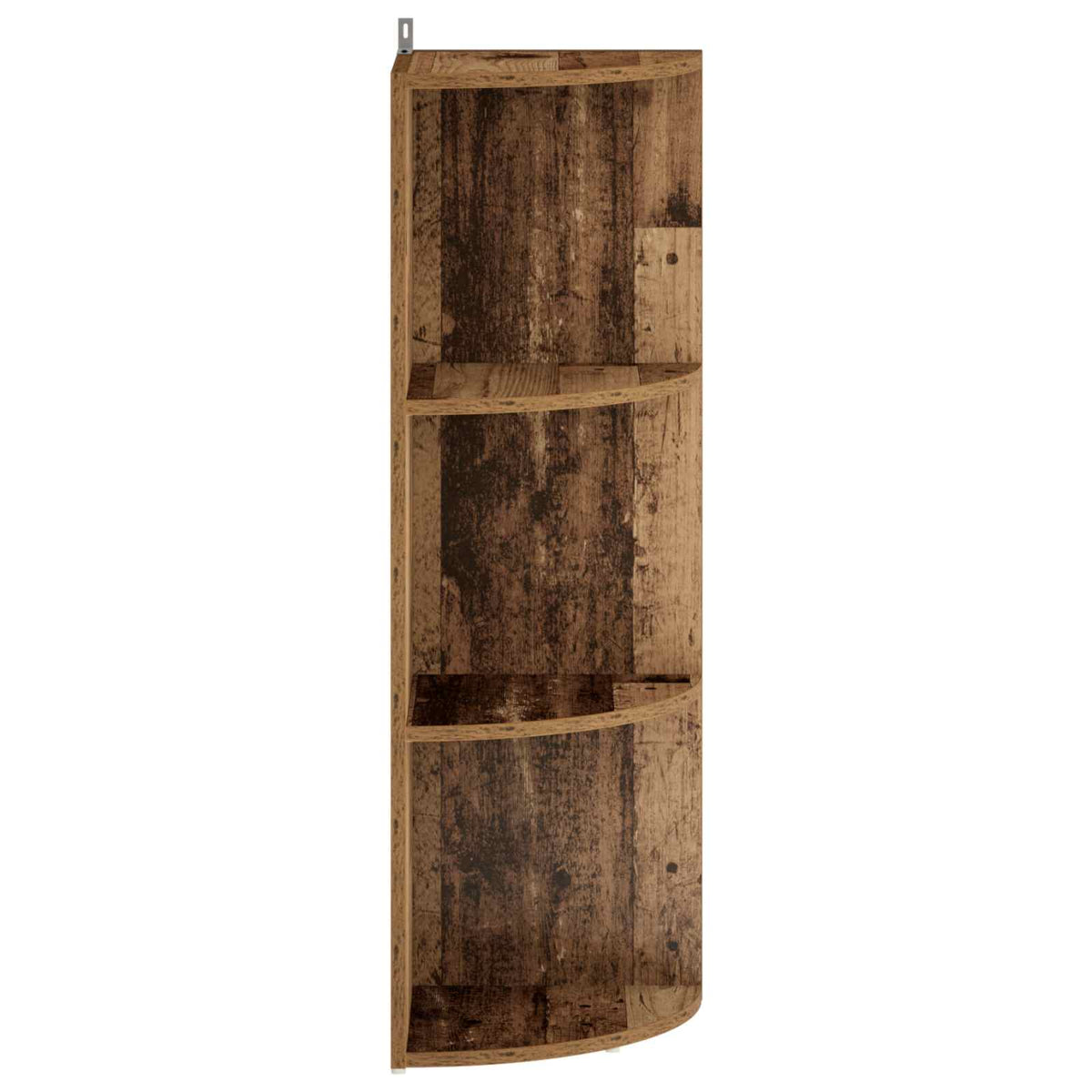 vidaXL Corner Shelf 3-Tier 41.5 x 41.5 x 107.5 cm Engineered Wood