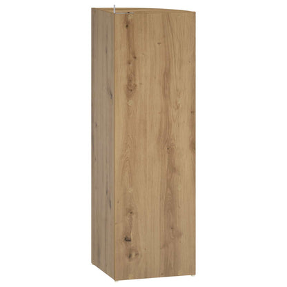 vidaXL Corner Shelf 3-Tier 41.5 x 41.5 x 107.5 cm Engineered Wood