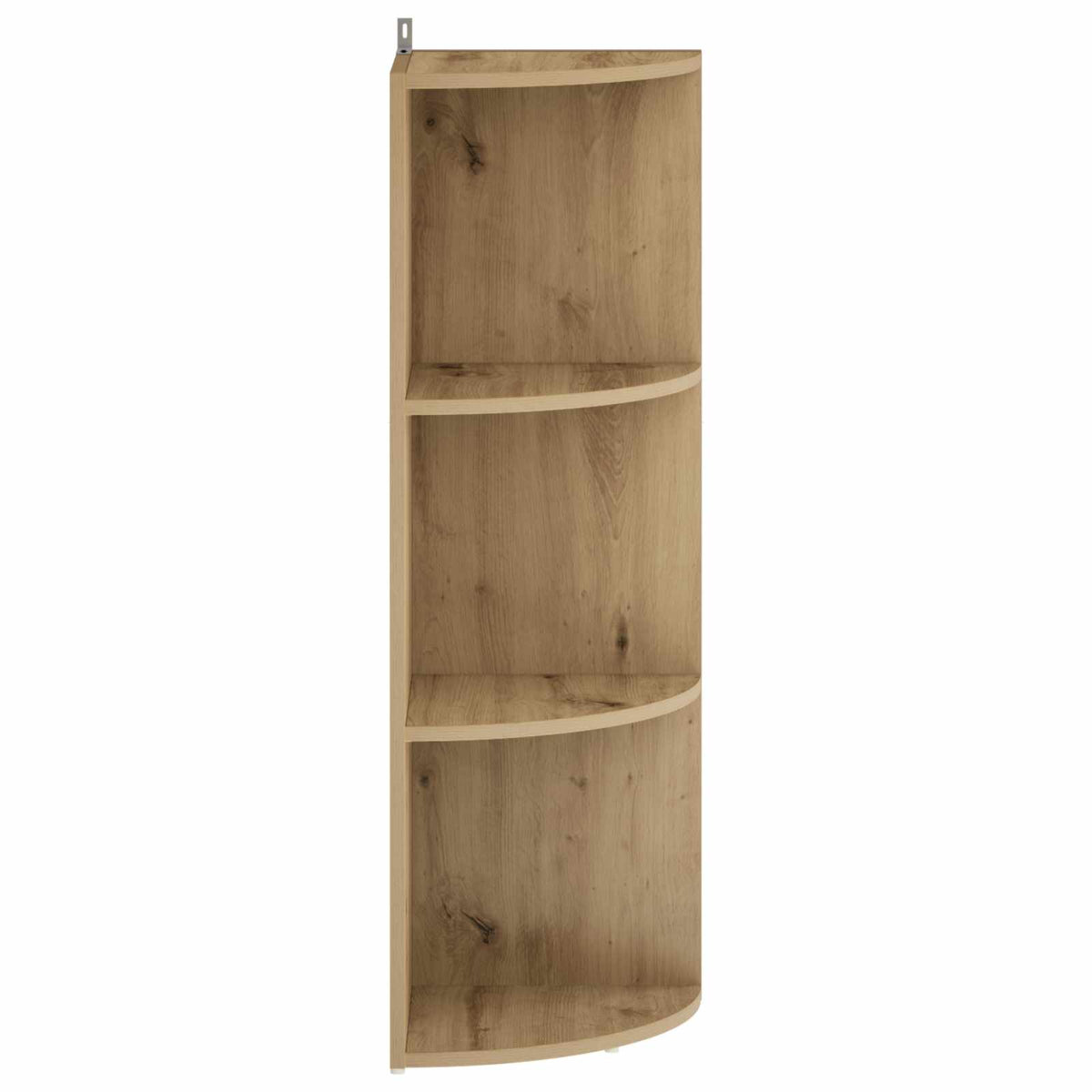 vidaXL Corner Shelf 3-Tier 41.5 x 41.5 x 107.5 cm Engineered Wood