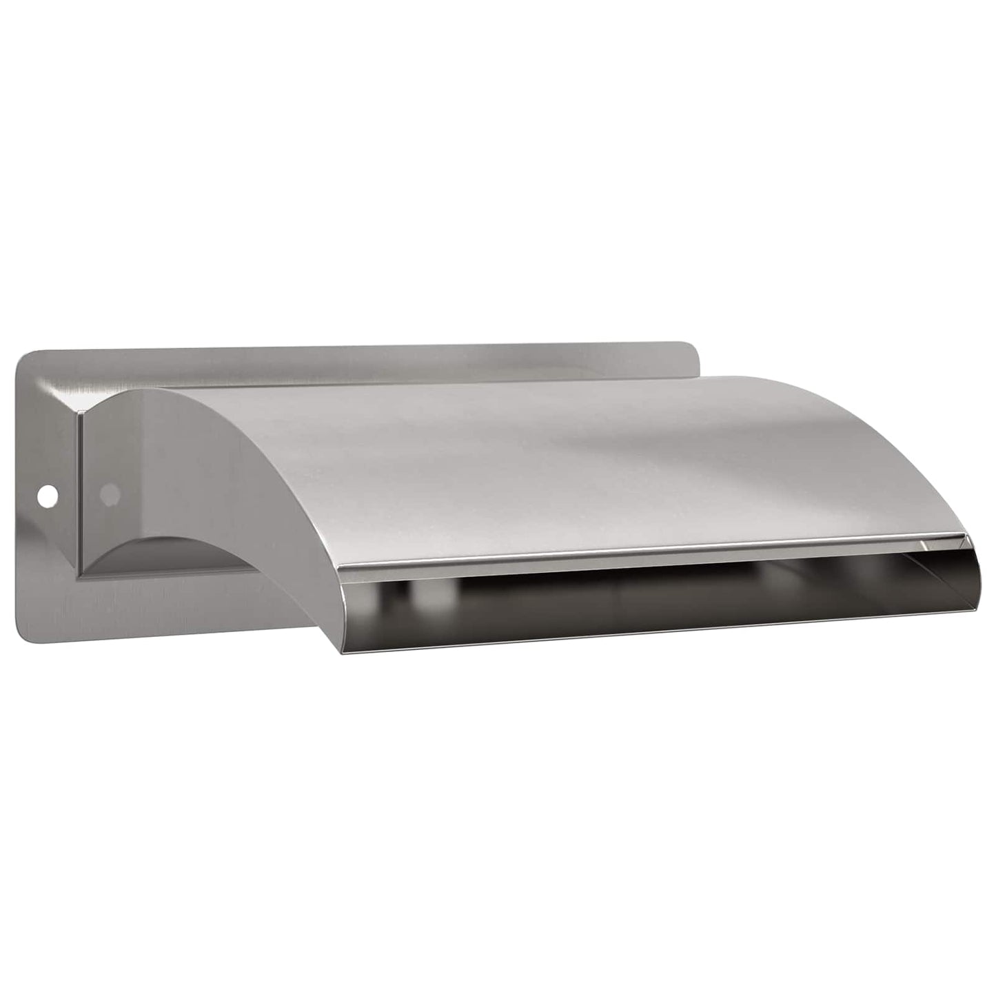vidaXL Pool Waterfall with LED Stainless Steel 304 30 x 9 x 26 cm