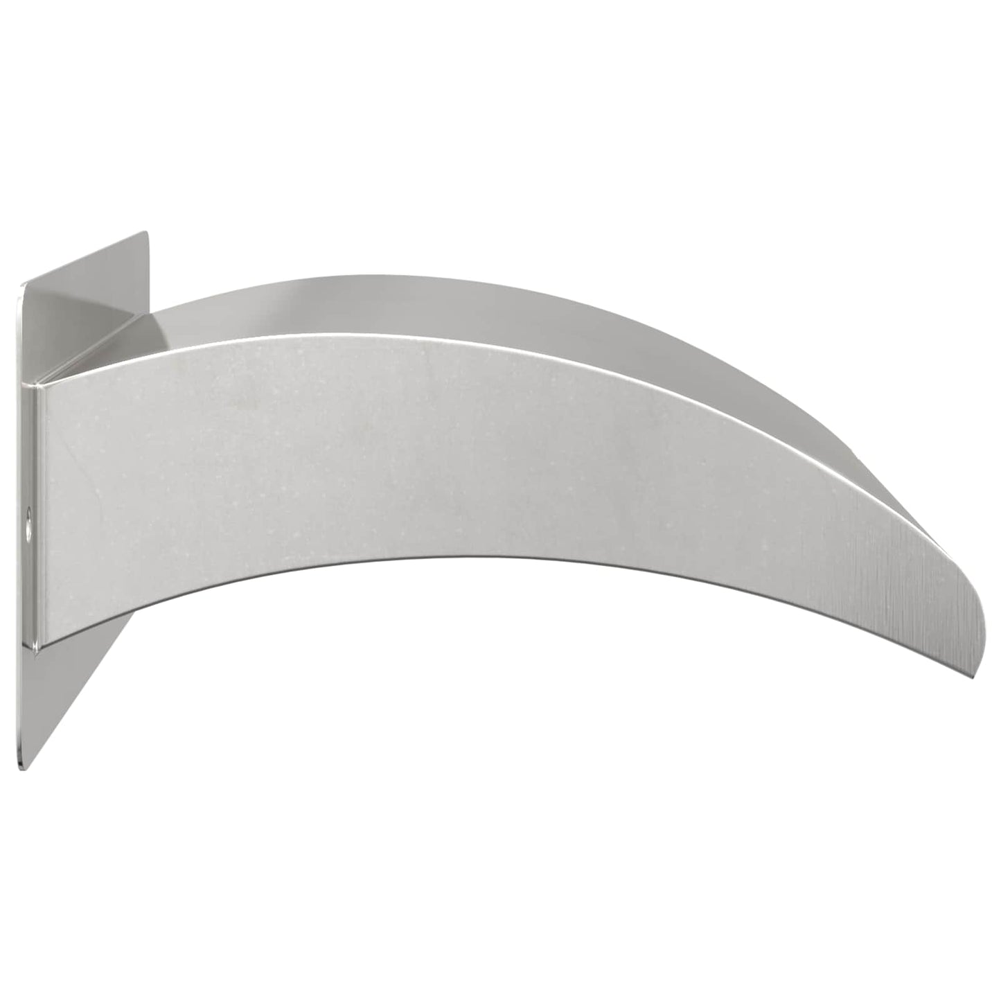 vidaXL Pool Waterfall with LED Stainless Steel 304 30 x 9 x 26 cm