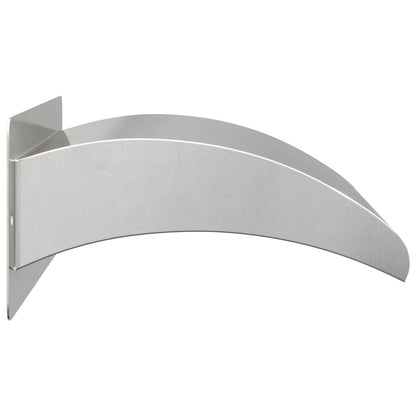 vidaXL Pool Waterfall with LED Stainless Steel 304 30 x 9 x 26 cm