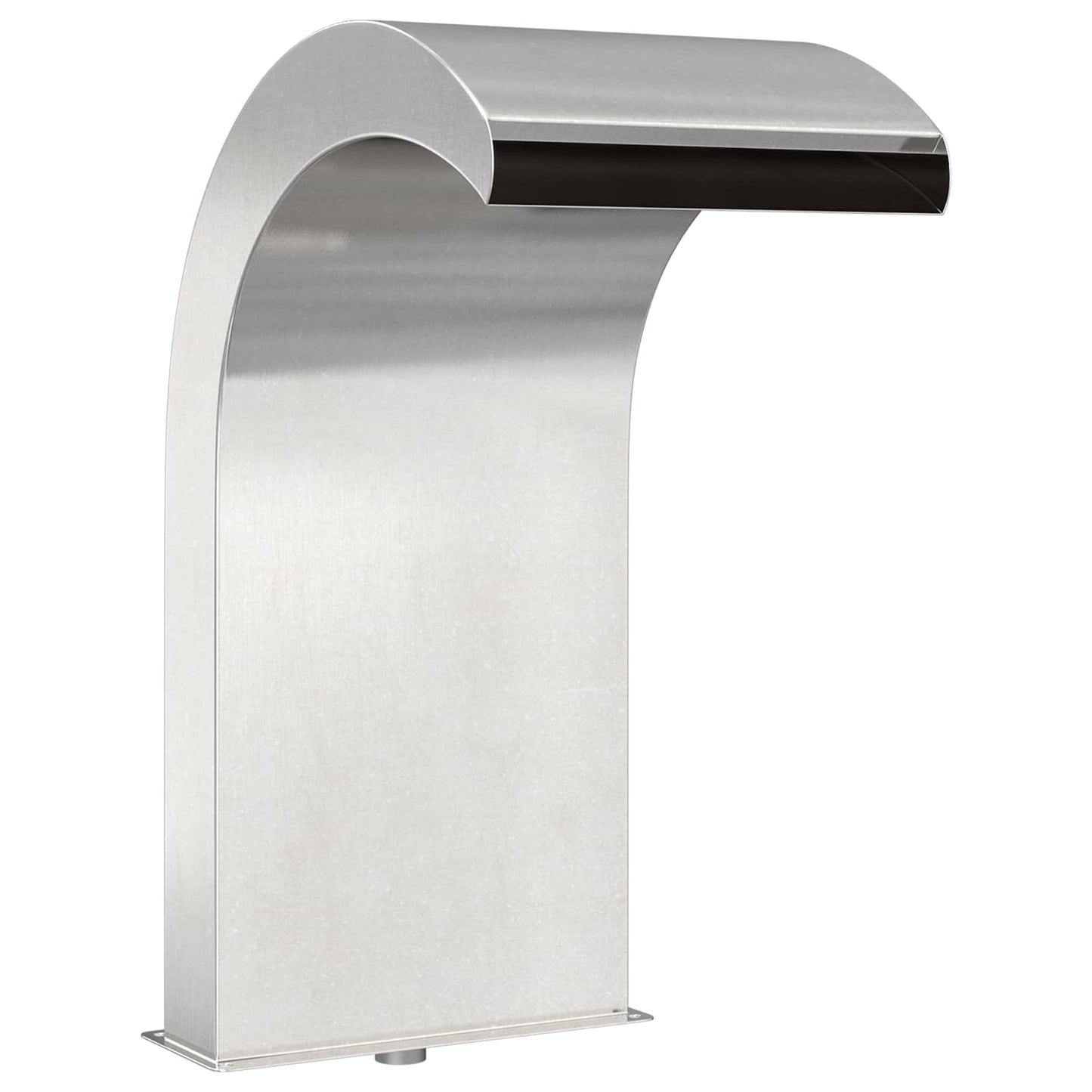 vidaXL Pool Waterfall with LED Stainless Steel 304 45 x 32 x 65 cm