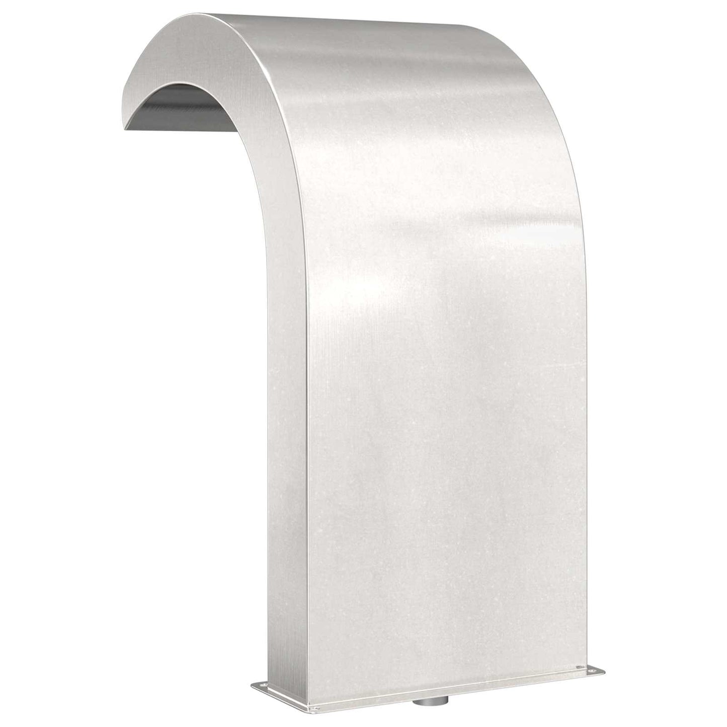 vidaXL Pool Waterfall with LED Stainless Steel 304 45 x 32 x 65 cm