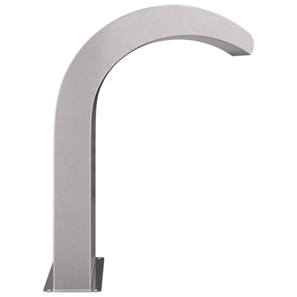 vidaXL Pool Waterfall with LED Stainless Steel 304 45 x 32 x 65 cm