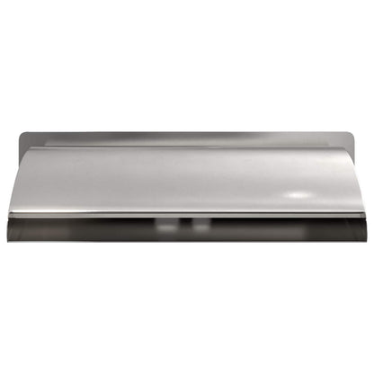 vidaXL Pool Waterfall with LED Stainless Steel 304 51 x 26 x 13 cm