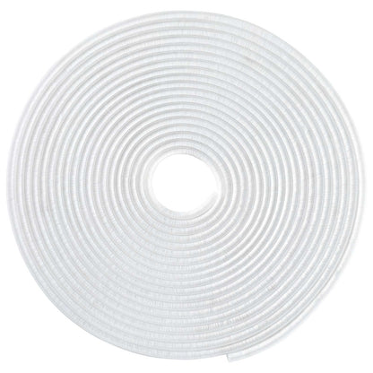 vidaXL Self-Adhesive Door Brush Seal 5 m PP White