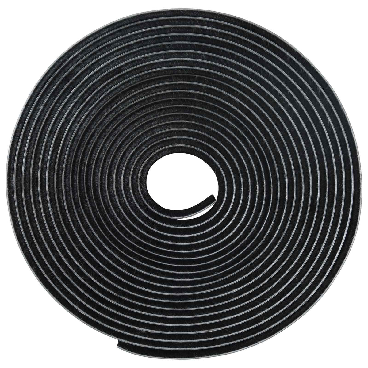 vidaXL Self-Adhesive Door Brush Seal 5 m PP Black