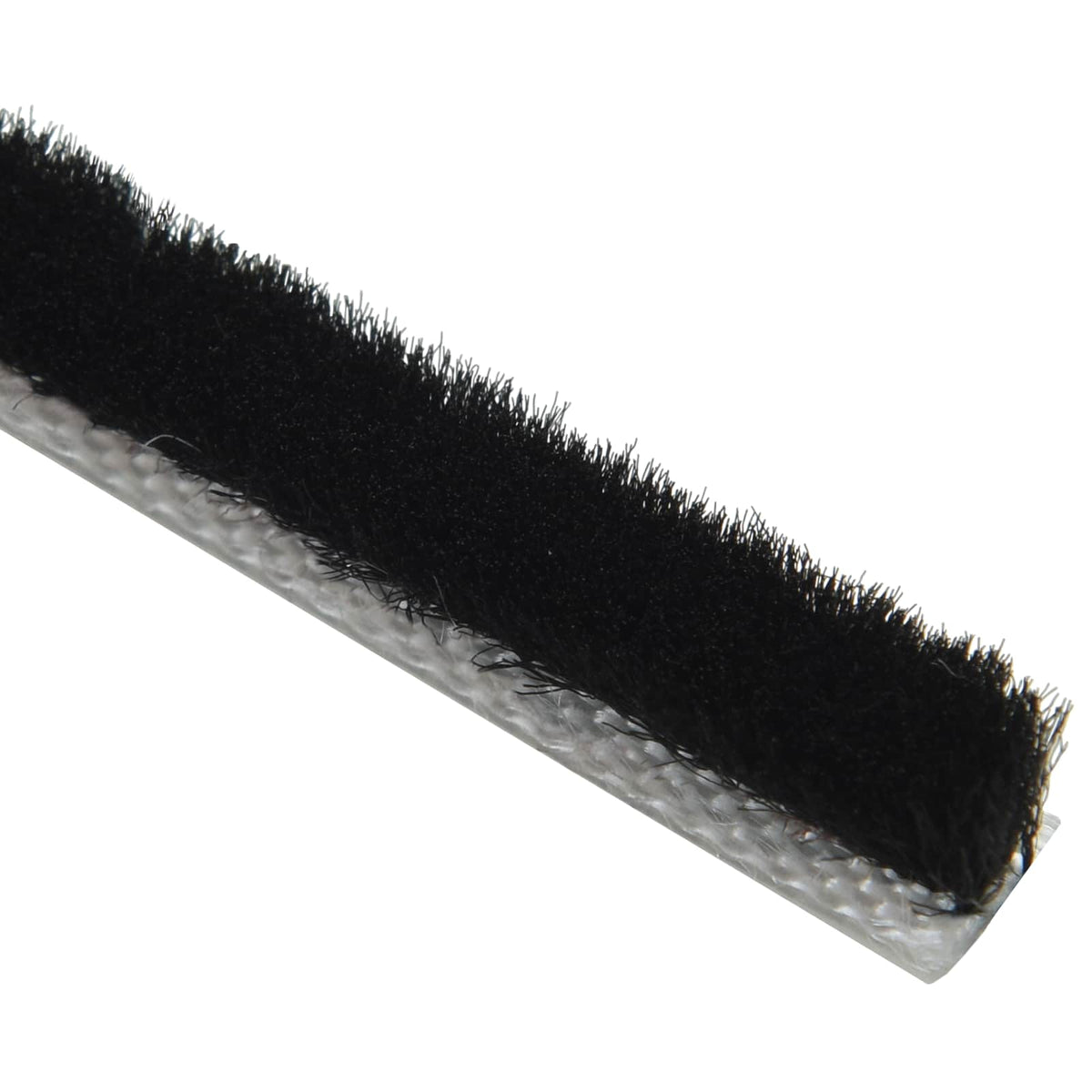 vidaXL Self-Adhesive Door Brush Seal 5 m PP Black