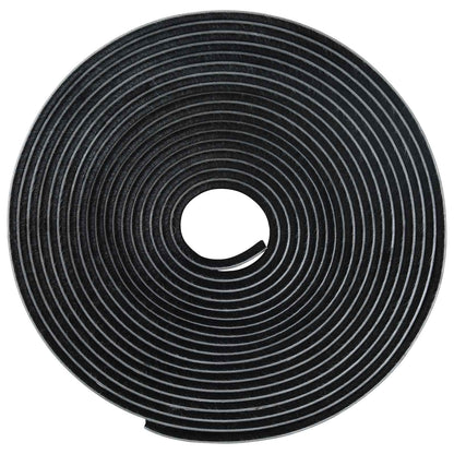vidaXL Self-Adhesive Door Brush Seal 5 m PP Black