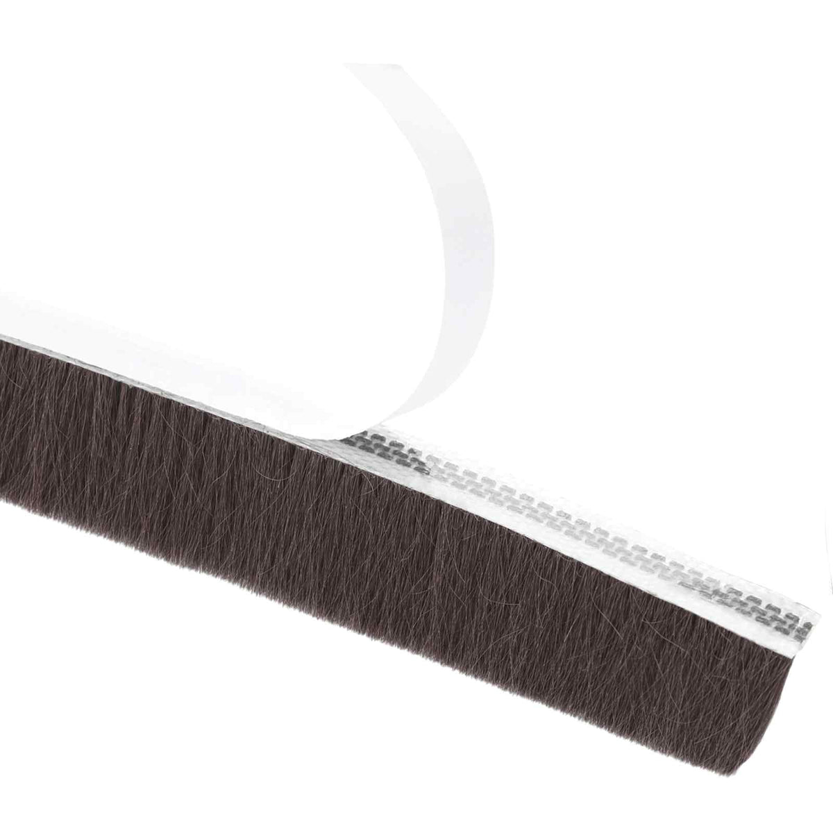 vidaXL Self-Adhesive Door Brush Seal 5 m PP Brown