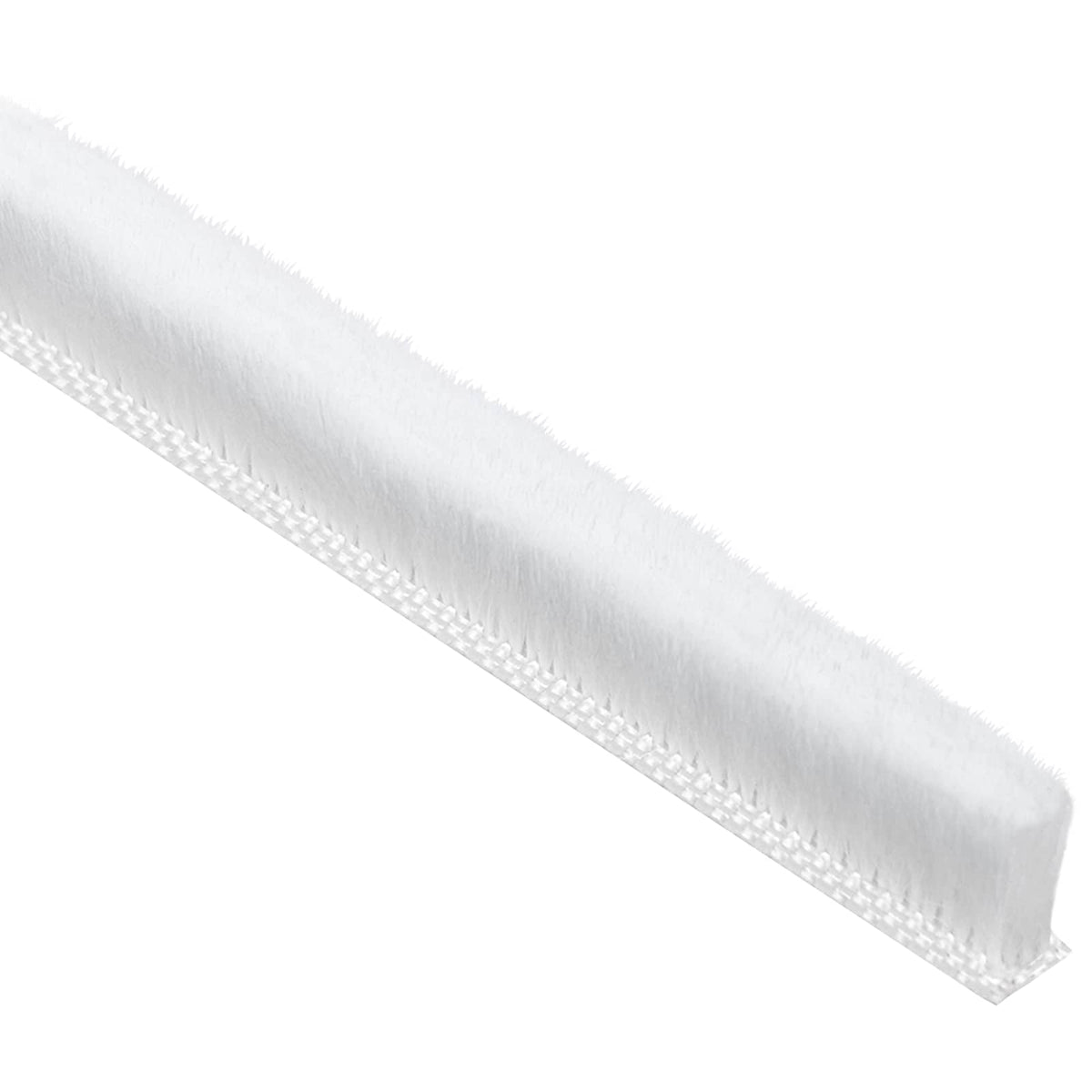 vidaXL Self-Adhesive Door Brush Seal 5 m PP White