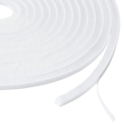 vidaXL Self-Adhesive Door Brush Seal 5 m PP White