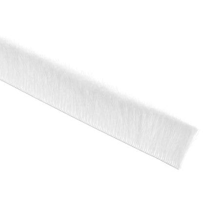 vidaXL Self-Adhesive Door Brush Seal 10 m PP White