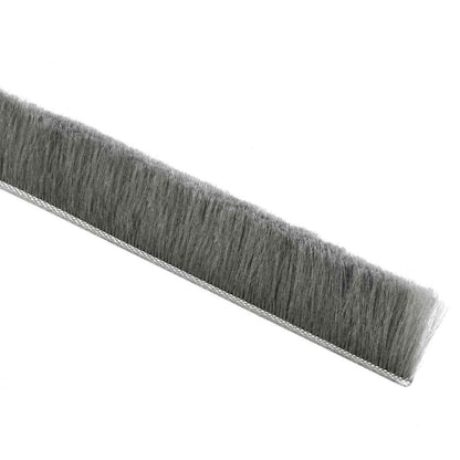 vidaXL Self-Adhesive Door Brush Seal 10 m PP Grey