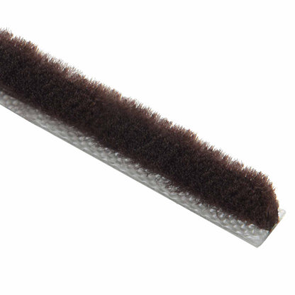 vidaXL Self-Adhesive Door Brush Seal 25 m PP Brown