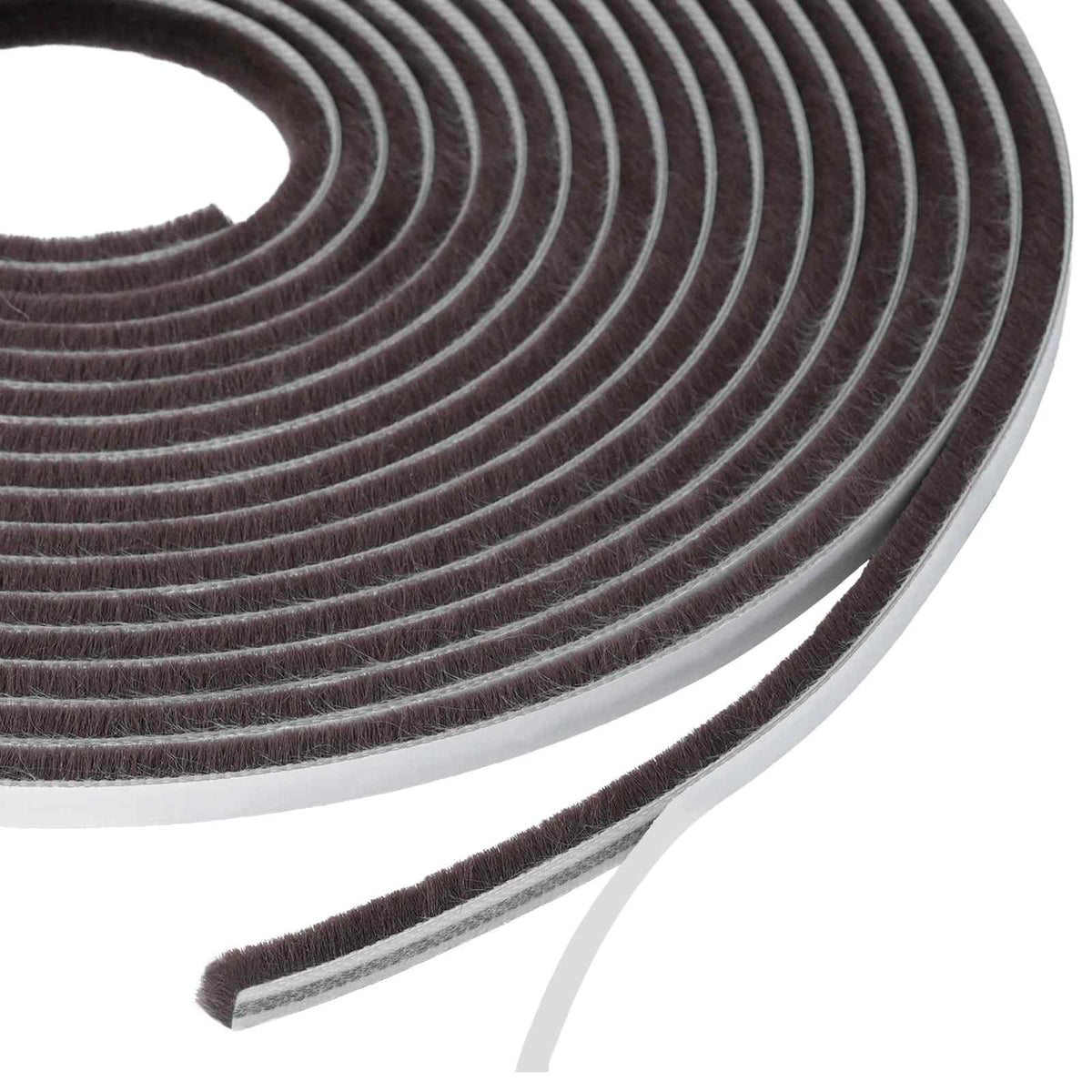 vidaXL Self-Adhesive Door Brush Seal 25 m PP Brown