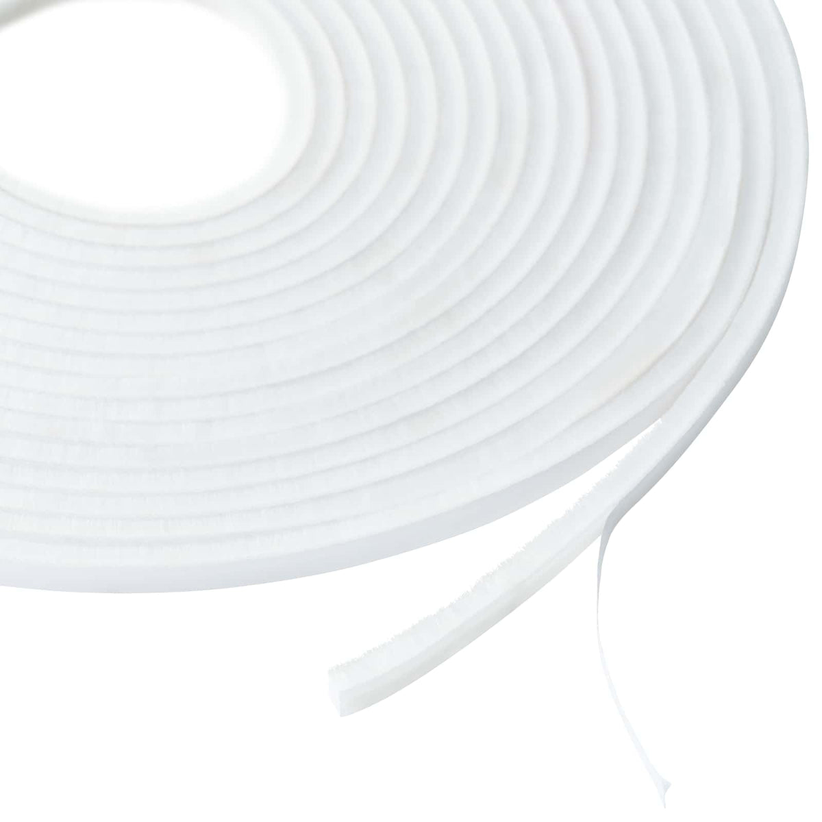 vidaXL Self-Adhesive Door Brush Seal 25 m PP White
