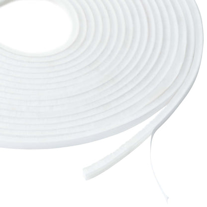 vidaXL Self-Adhesive Door Brush Seal 25 m PP White