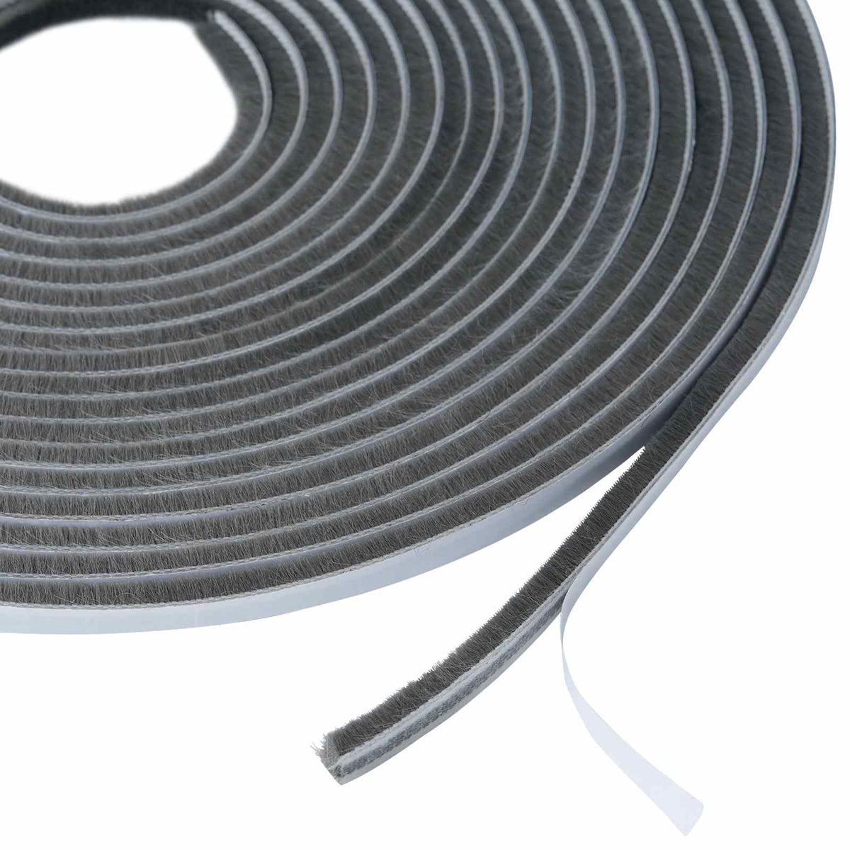 vidaXL Self-Adhesive Door Brush Seal 25 m PP Grey