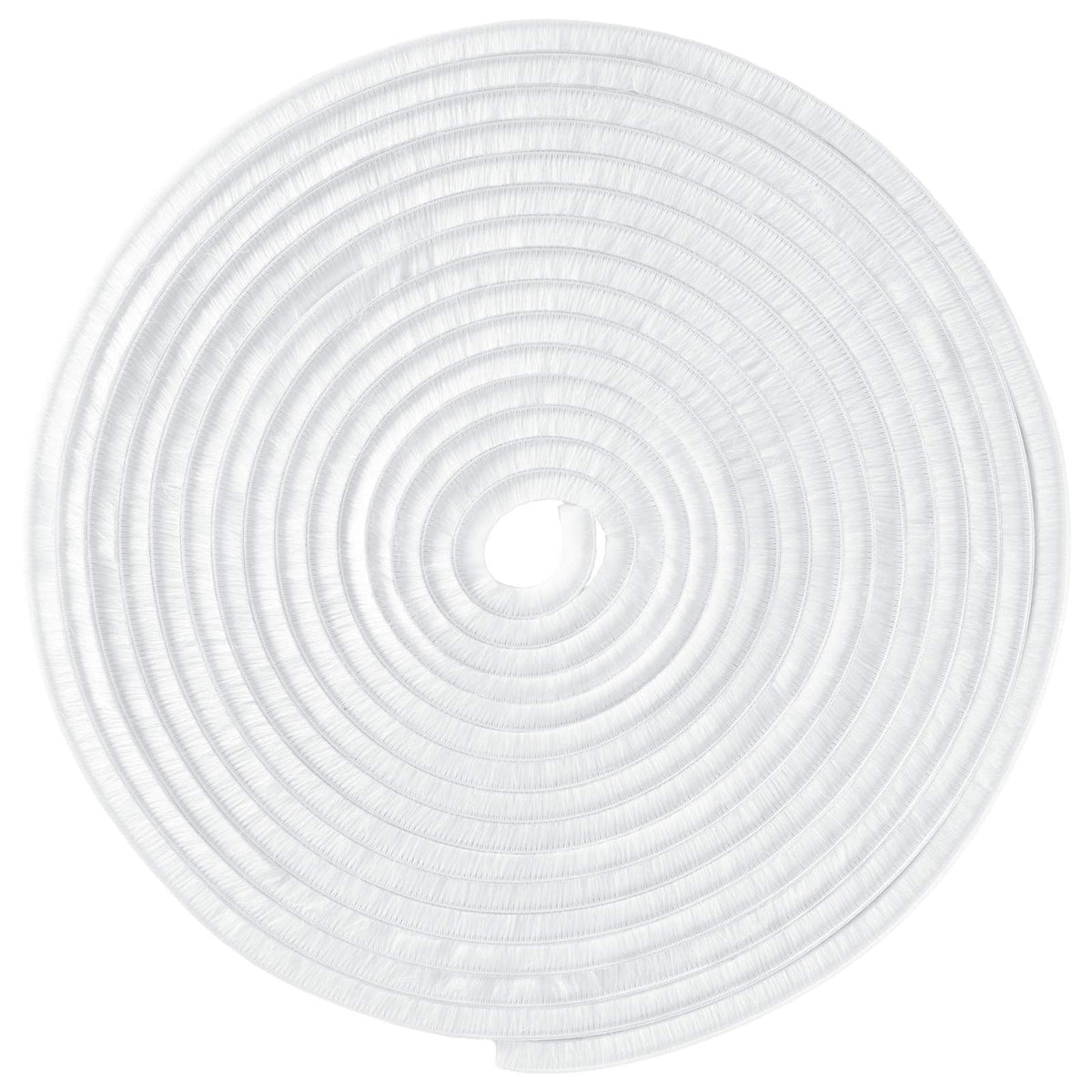 vidaXL Self-Adhesive Door Brush Seal 25 m PP White