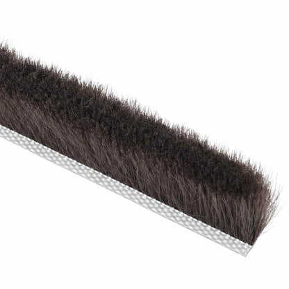 vidaXL Self-Adhesive Door Brush Seal 25 m PP Brown