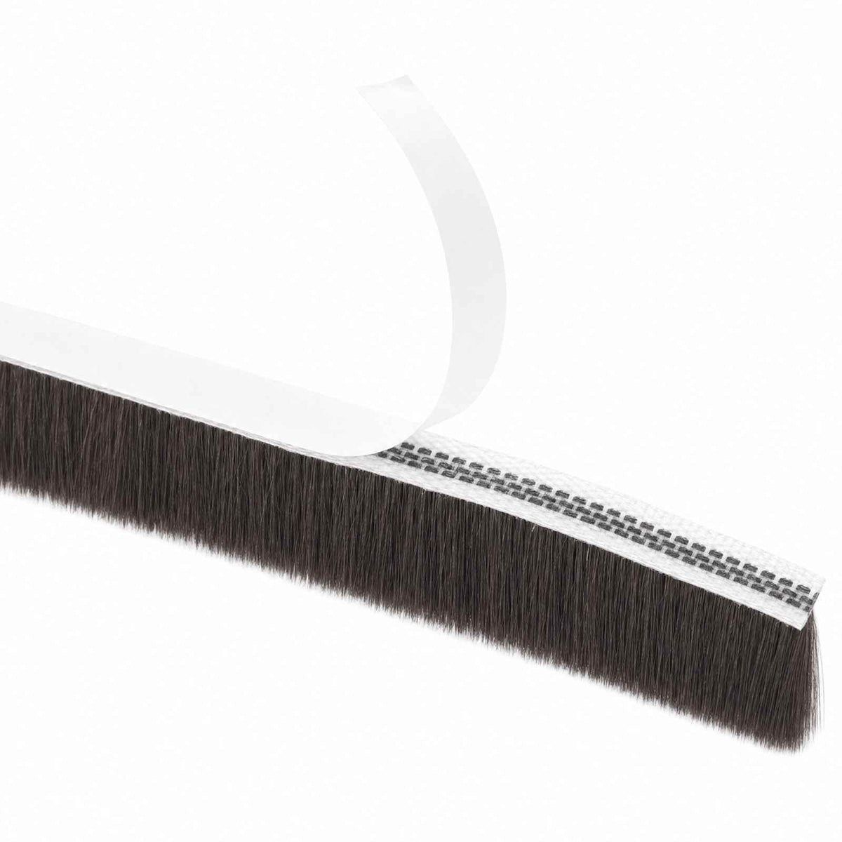 vidaXL Self-Adhesive Door Brush Seal 25 m PP Brown