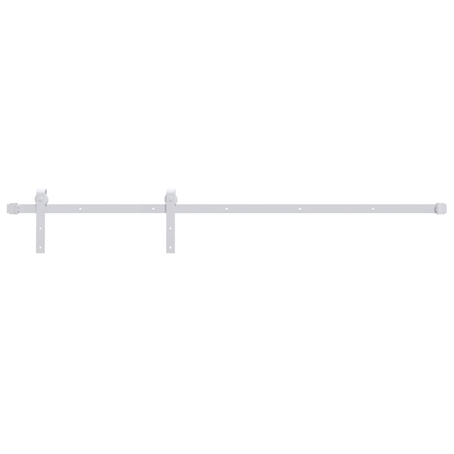 vidaXL Sliding Door Natural and White 70 x 210 cm Solid Pine Wood