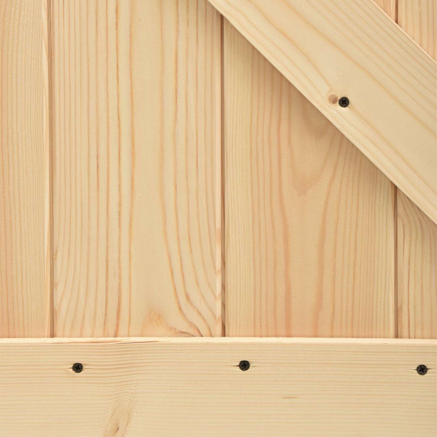 vidaXL Sliding Door Natural and White 70 x 210 cm Solid Pine Wood