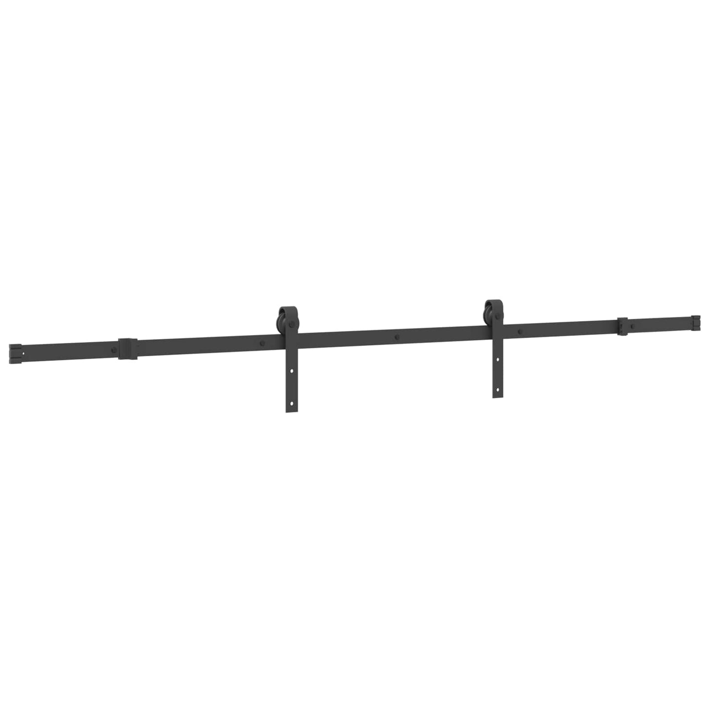 vidaXL Sliding Door NARVIK Natural and Black 100 x 210 cm (213.5 cm)