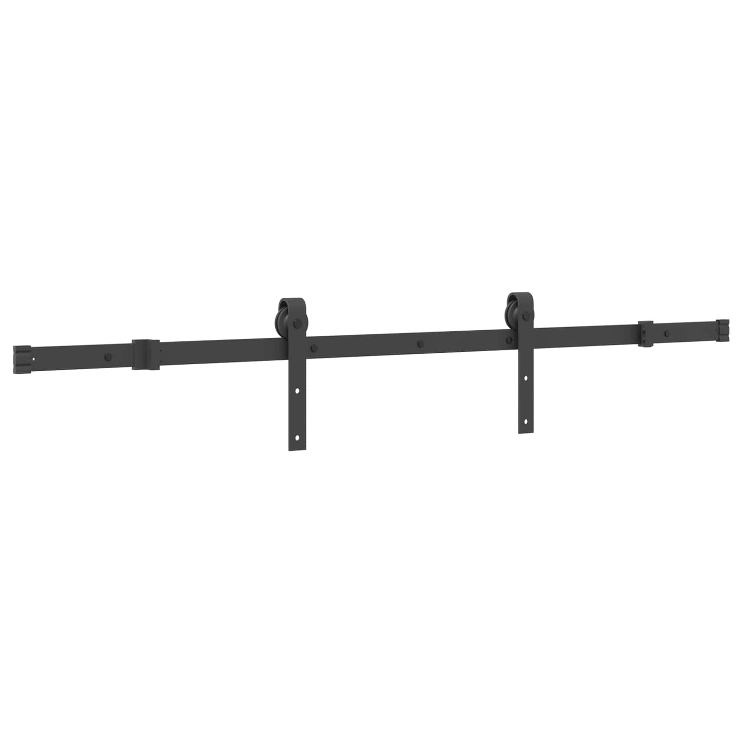 vidaXL Sliding Door NARVIK Natural and Black 85 x 210 cm (152.5 cm)