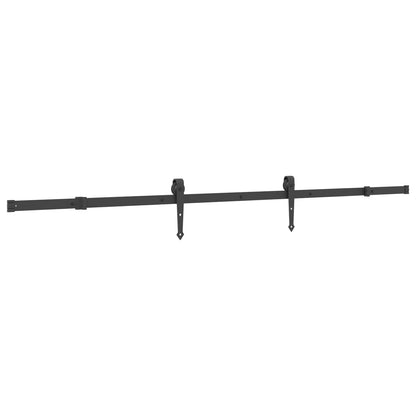 vidaXL Sliding Door NARVIK Natural and Black
