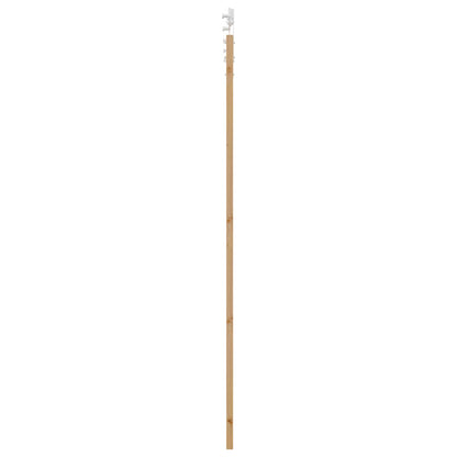 vidaXL Sliding Door Natural and White 83 x 232 cm Solid Pine Wood