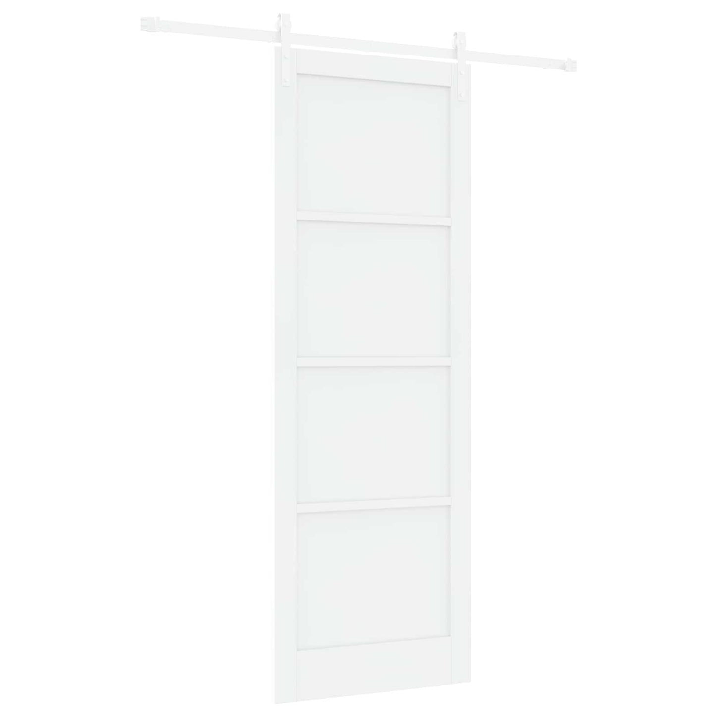 vidaXL Sliding Door White 83 x 232 cm Solid Pine Wood
