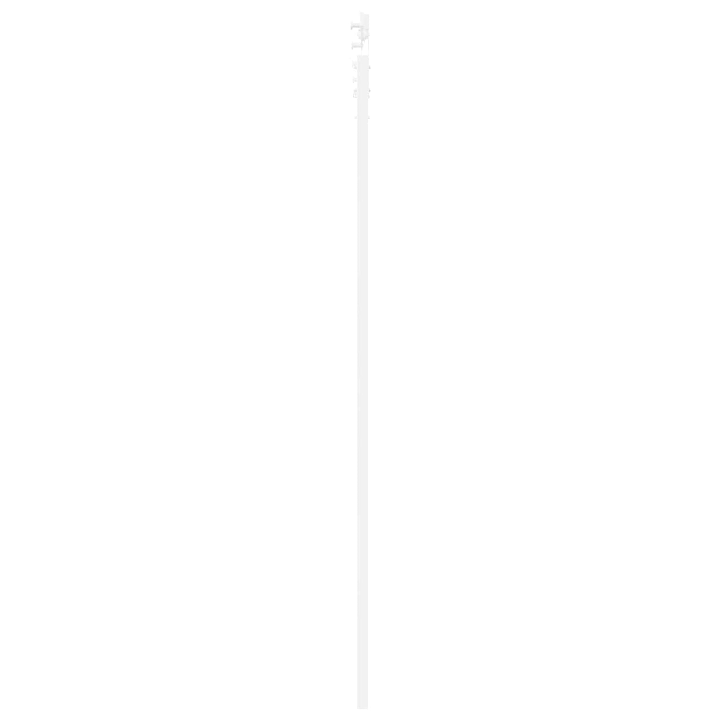 vidaXL Sliding Door White 83 x 232 cm Solid Pine Wood