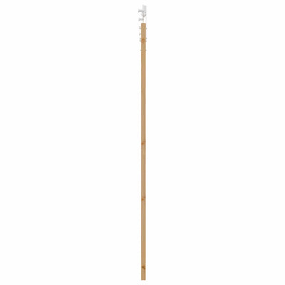 vidaXL Sliding Door Natural and White 86 x 211 cm Solid Pine Wood