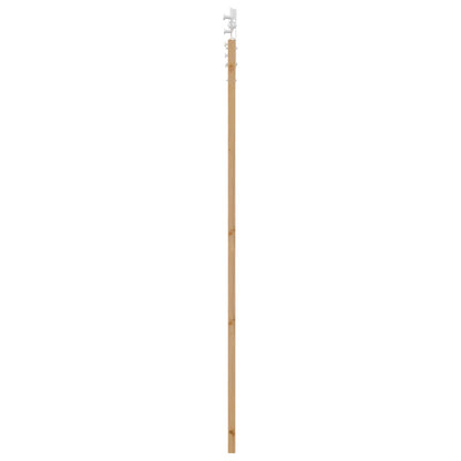 vidaXL Sliding Door Natural and White 73.5 x 211 cm Solid Pine Wood