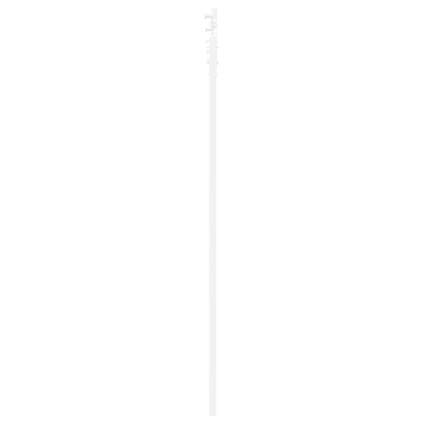 vidaXL Sliding Door White 83 x 202 cm Solid Pine Wood
