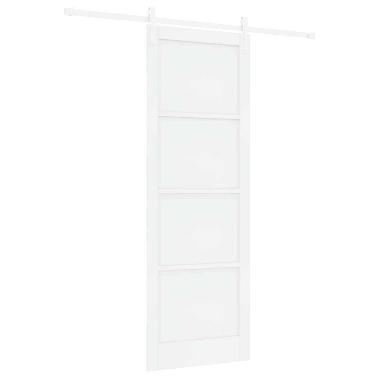 vidaXL Sliding Door White 83 x 232 cm Solid Pine Wood