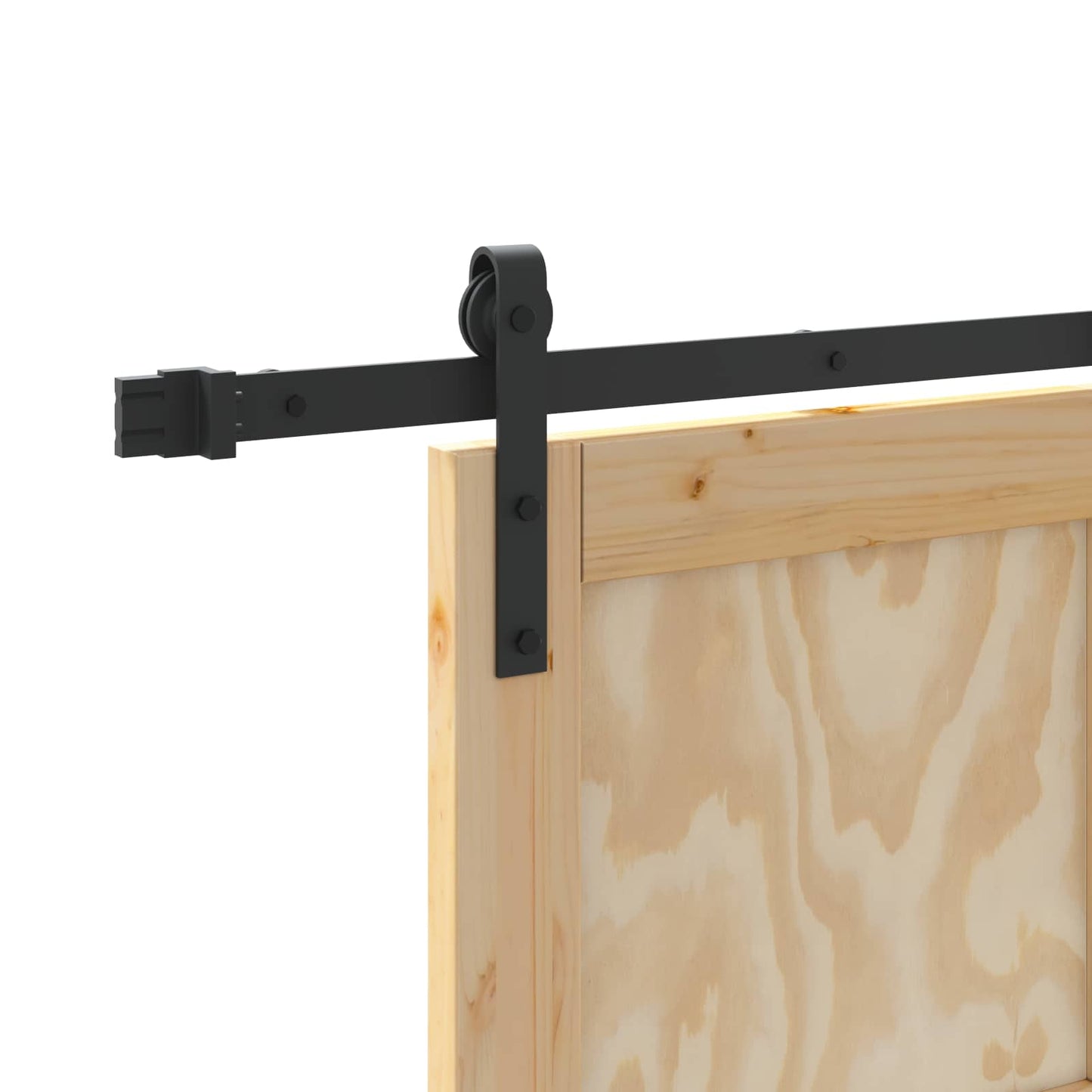 vidaXL Sliding Door Natural 61 x 198.5 cm Solid Pine Wood