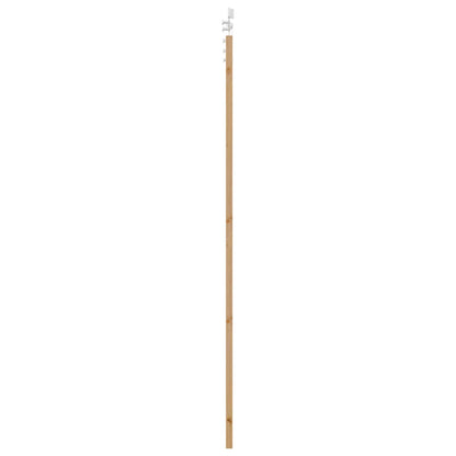 vidaXL Sliding Door Natural and White 83 x 232 cm Solid Pine Wood