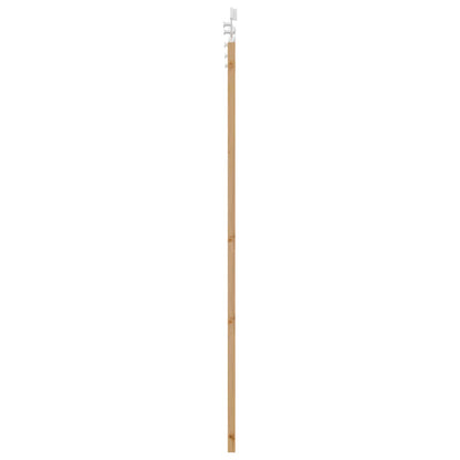 vidaXL Sliding Door Natural and White 86 x 198.5 cm Solid Pine Wood