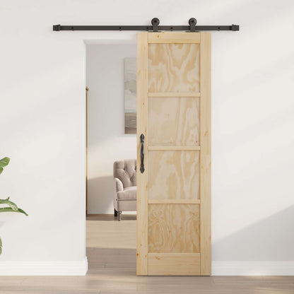 vidaXL Sliding Door ORKDAL Natural 61 x 198.5 cm Solid Pine Wood