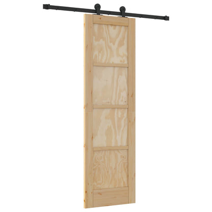 vidaXL Sliding Door ORKDAL Natural 61 x 198.5 cm Solid Pine Wood